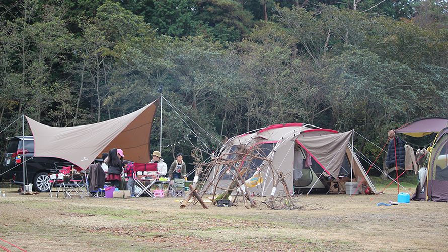 滋賀県日野町 グリム冒険の森 キャンプ 「フリーオートキャンプサイト」 レポート